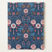 Wilde tuin in blauw planner (Achterkant)