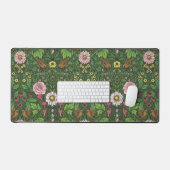 Wilde tuin in het groen bureaumat (Keyboard & Muis)
