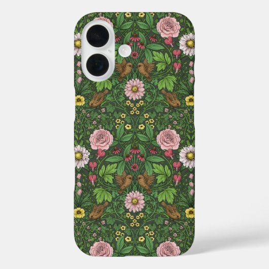 Wilde tuin in het groen Case-Mate iPhone case (Achterkant)