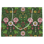 Wilde tuin in het groen groot cadeauzakje (Voorkant)
