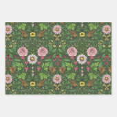 Wilde tuin in het groen inpakpapier vel (Voorkant)