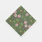 Wilde tuin in het groen servet (Hoek)