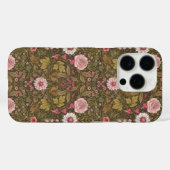 Wilde tuin op koffiebruin Case-Mate iPhone case (Achterkant (horizontaal))