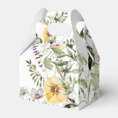 Wilde tuinbloemen feest bedankdoosjes (Achterkant)