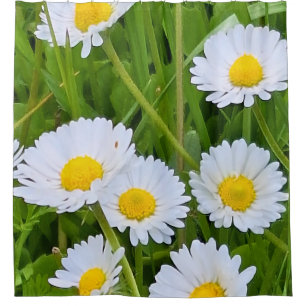 Wilde Tuinbloemen Roemenië – Natuurfotografie Douchegordijn