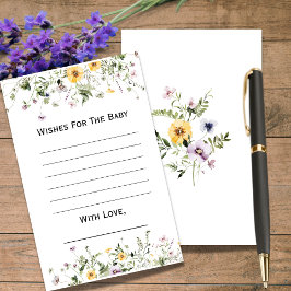 Wilde tuinbloemen voor het Baby shower