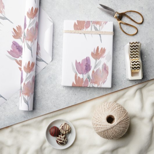 Wilde tulpen cadeaupapier (Crafts)