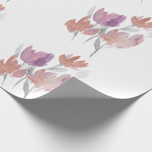 Wilde tulpen cadeaupapier (Hoek)