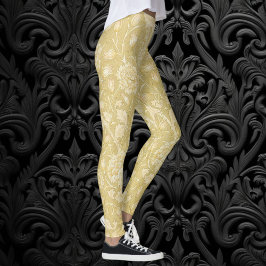 Wilde tulpen van William Morris, Vintage bloemen k Leggings