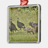 Wilde Turkije, Camouflage-kleuren Metalen Ornament (Links)