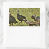 Wilde Turkije, Camouflage-kleuren Rechthoekige Sticker (Tas)
