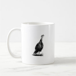 Wilde Turkije (lijnkunst) Koffiemok