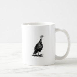 Wilde Turkije (lijnkunst) Koffiemok