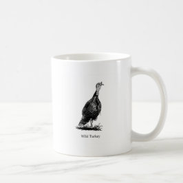 Wilde Turkije (lijnkunst) Koffiemok