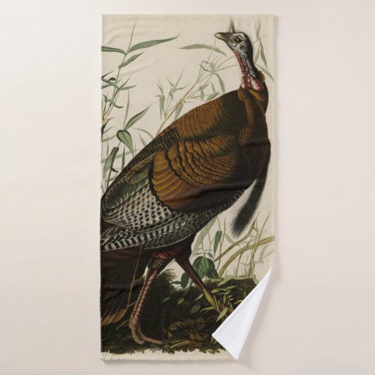 Wilde Turkije (man) van de Amerikaanse vogels van Bad Handdoek (Badhanddoek)