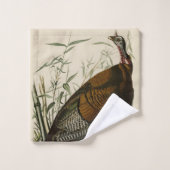 Wilde Turkije (man) van de Amerikaanse vogels van Bad Handdoek (Wasdoekje)