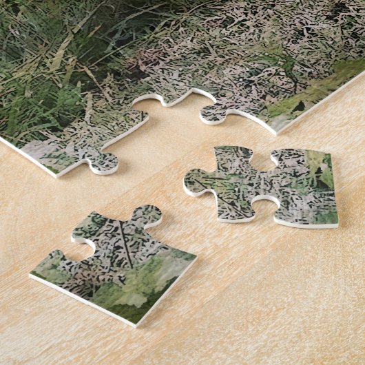 Wilde Turkije voor de strijd Legpuzzel (Zijkant)