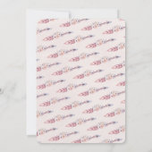 Wilde uitnodiging voor een tienjarig feest (Achterkant)