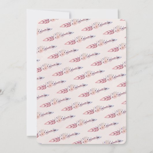 Wilde uitnodiging voor een tienjarig feest (Achterkant)