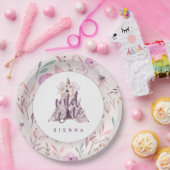 Wilde uitnodiging voor een tienjarig feest papieren bordje (Feest)