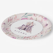 Wilde uitnodiging voor een tienjarig feest papieren bordje (Gekanteld)