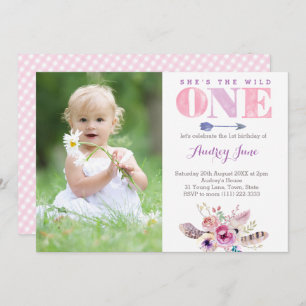 wilde uitnodigingen , de grote , eerste verjaardag