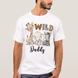 Wilde vader van de Birthday Boy Safari T-Shirt