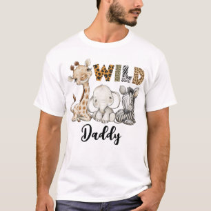 Wilde vader van de Birthday Boy Safari T-Shirt