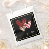 Wilde valentijn cadeautas bedankzakje (Geknipt)