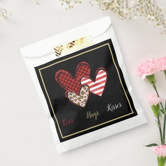 Wilde valentijn cadeautas bedankzakje (Gezegeld)