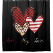 Wilde valentijn douchegordijn (Voorkant)