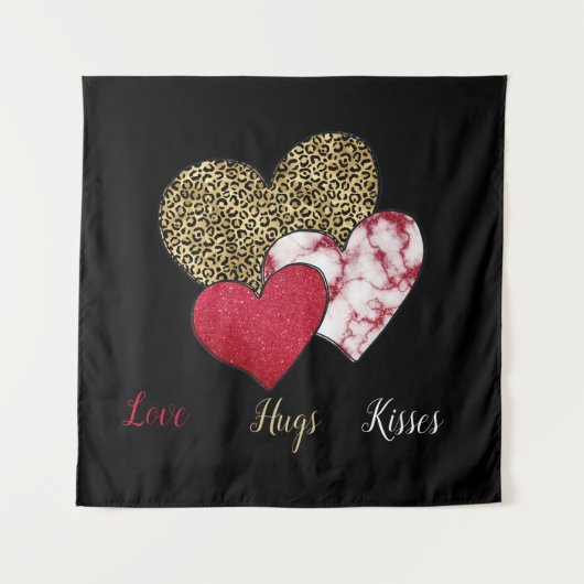 Wilde valentijn wandkleed (Voorkant)