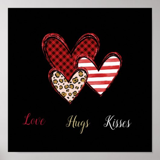 Wilde valentineposter poster (Voorkant)