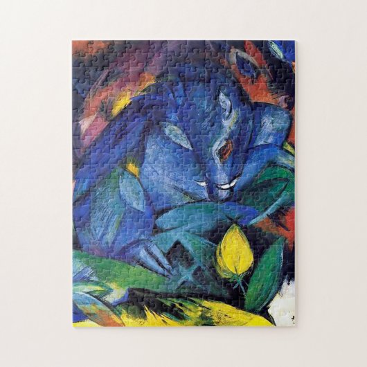 Wilde varkens Boar en zeug van Franz Marc Legpuzzel (Verticaal)