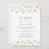 Wilde veelkleurige bloemen doen we nog steeds aan kaart (Voorkant)