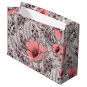 Wilde velden patroon cadeautas (Voorkant Gekanteld)