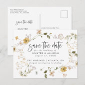 Wilde ventilator bespaart de Datumbrochure Briefkaart (Voorkant / Achterkant)