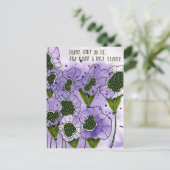 Wilde ventilator briefkaart (Staand voorkant)