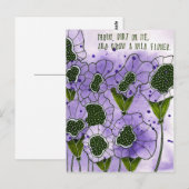 Wilde ventilator briefkaart (Voorkant / Achterkant)