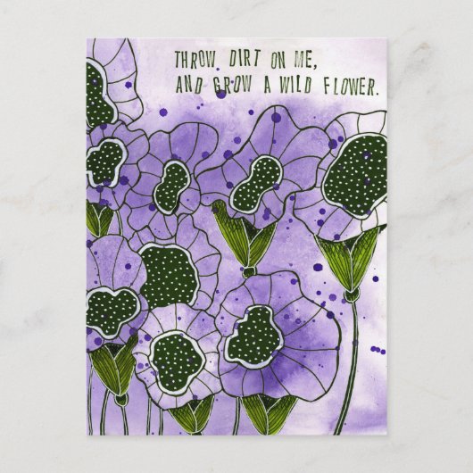 Wilde ventilator briefkaart (Voorkant)