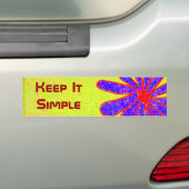 Wilde ventilator houdt het eenvoudige bumpersticke bumpersticker (Op auto)
