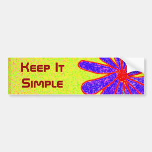 Wilde ventilator houdt het eenvoudige bumpersticke bumpersticker