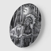 Wilde verbinding: Wolf en Meisje Grote Klok (Hoek)