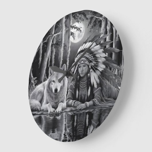 Wilde verbinding: Wolf en Meisje Grote Klok (Hoek)