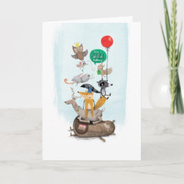 Wilde Verjaardag Kaart