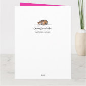 Wilde verjaardag van het tijgeroerwoud kaart (Achterkant)