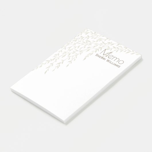 Wilde vertakkingen Aangepaste Post it Note Pad (Schuin)