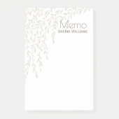 Wilde vertakkingen Aangepaste Post it Note Pad (Voorkant)