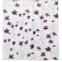 Wilde Violets Waterverf Handgeschilderd