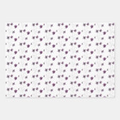 Wilde Violets Waterverf Handgeschilderd Inpakpapier Vel (Voorkant 2)